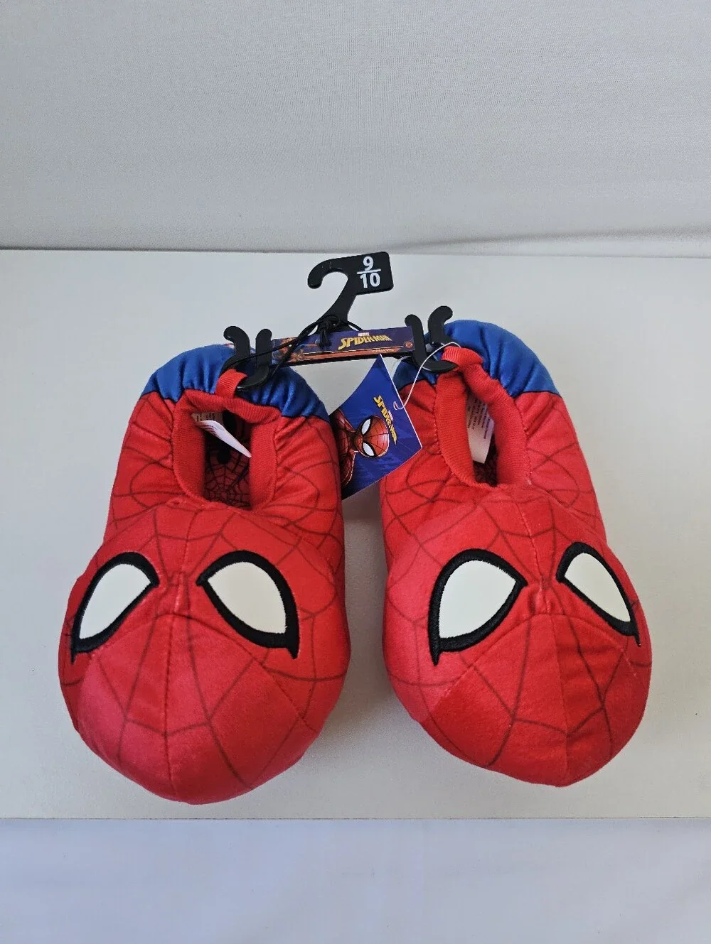 Marvel Spider-Man Plush Slippers Kids Toddler Sizes 9-10 11-12 NWT Choose Size